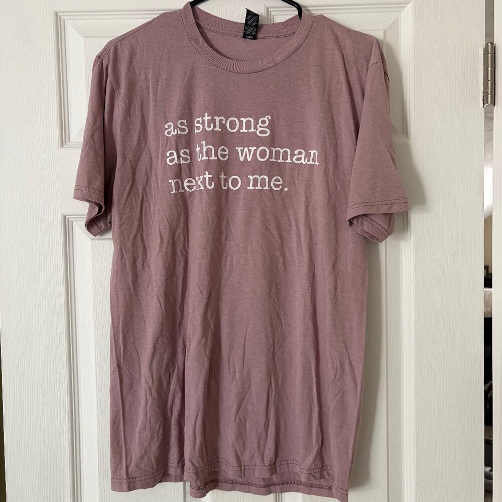 Adult Large Graphic Tee Pink